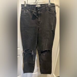 Abercrombie & Fitch The 90s Straight Ultra High Rise